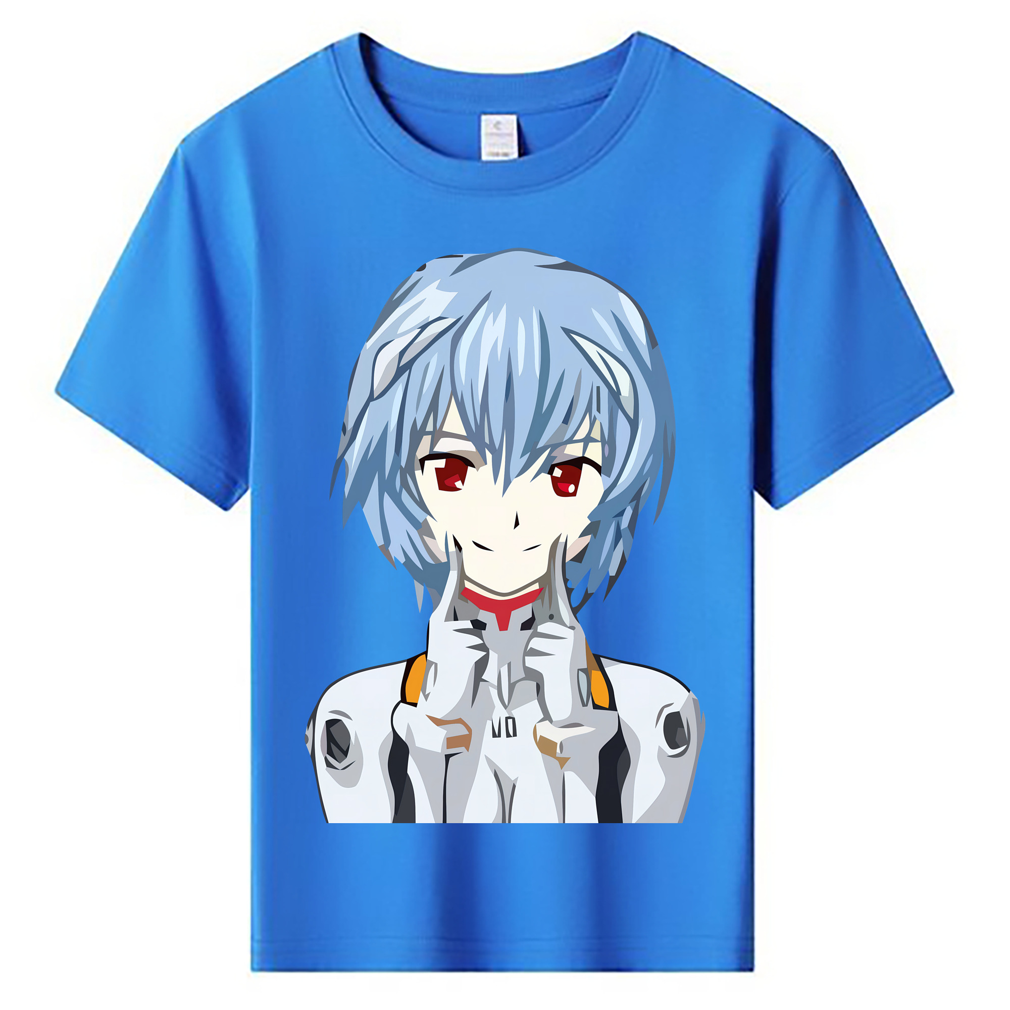 （画像用） EVA 新世紀エヴァンゲリオン 綿100％キッズTシャツ（フロントプリント）